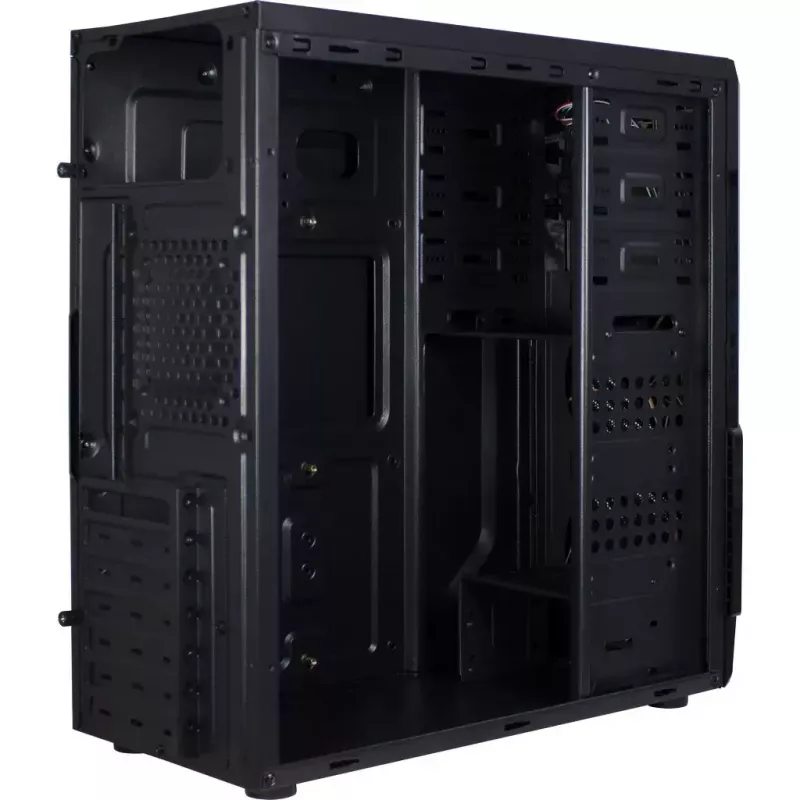 PC-Gehäuse Inter-Tech B-48 Midi Tower Schwarz
