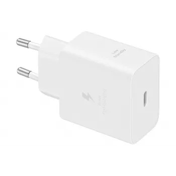 Ladegerät Samsung EP-T4511 Universal 45 W USB‑C Weiß, Super Fast Charging 2.0, PD 3.0, 1,8 m Kabel