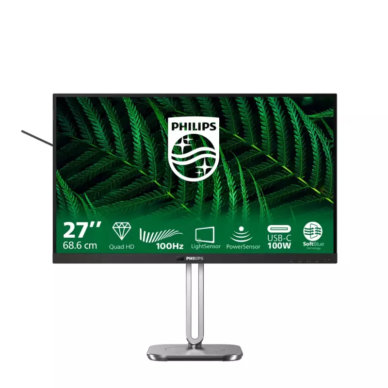 Philips 5000 Serie 27B2G5601/00 Computer Monitor 68,6 cm (27 Zoll) 2560 x 1440 Pixel Quad HD LCD Schwarz