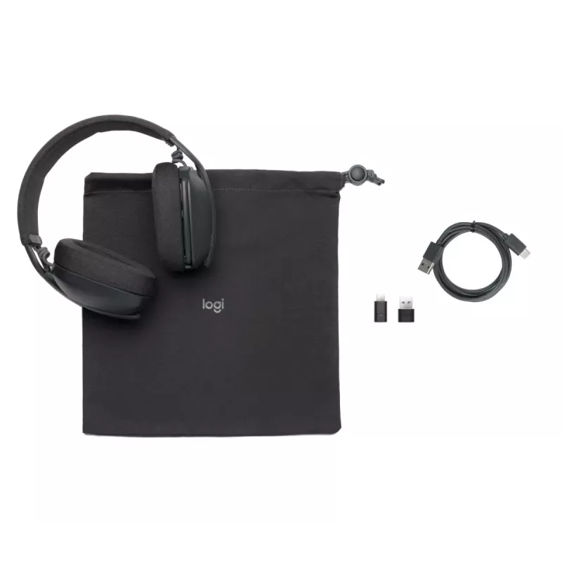 LOGITECH Headset - Zone Vibe - Kabellos - Graphit (UC-Version)