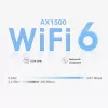 TP-Link AX1500 Whole Home Mesh Wi-Fi 6 System, 3er-Pack, Weiß, Intern, Mesh-System, Strom, Dualband (2,4 GHz / 5 GHz), Wi-Fi 6 (802.11ax)
