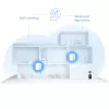 TP-Link AX1500 Whole Home Mesh Wi-Fi 6 System, 3er-Pack, Weiß, Intern, Mesh-System, Strom, Dualband (2,4 GHz / 5 GHz), Wi-Fi 6 (802.11ax)
