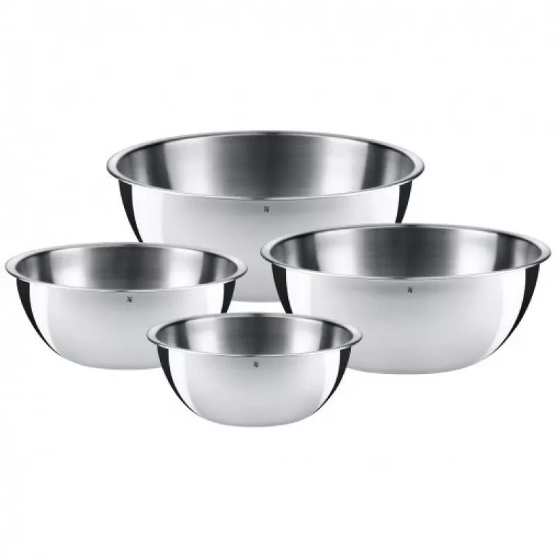 WMF 0645709990 Schüssel-Set Rund Edelstahl 4 Stück