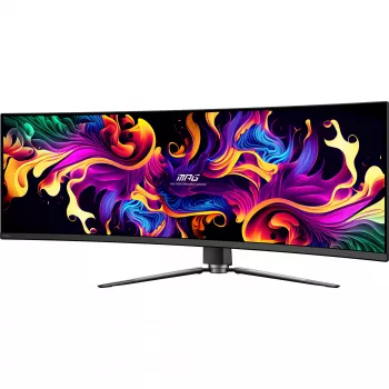 MSI MPG 491CQPXDE QD-OLED Computer-Monitor 124,5 cm (49 Zoll) 5120 x 1440 Pixel Dual QHD Schwarz