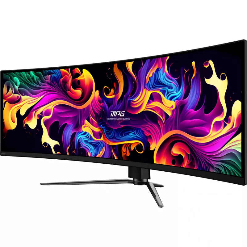 MSI MPG 491CQPXDE QD-OLED Computer-Monitor 124,5 cm (49 Zoll) 5120 x 1440 Pixel Dual QHD Schwarz