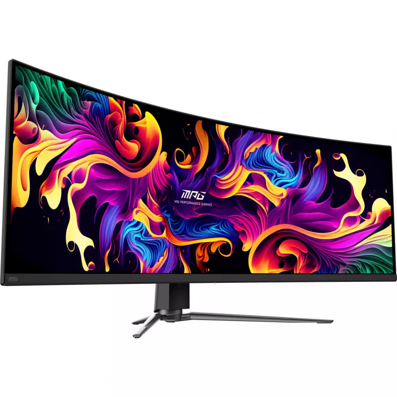 MSI MPG 491CQPXDE QD-OLED Computer-Monitor 124,5 cm (49 Zoll) 5120 x 1440 Pixel Dual QHD Schwarz