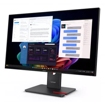 Lenovo ThinkVision T27UD-40 Monitor, 68,6 cm (27 Zoll), 3840 x 2160 Pixel, 4K Ultra HD, LCD, 6 ms, Schwarz