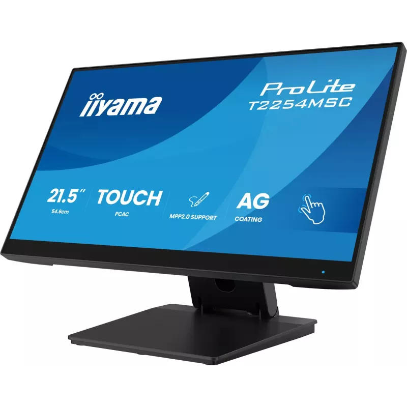iiyama T2254MSC-B2AG Computermonitor 54,6 cm (21,5 Zoll) 1920 x 1080 Pixel Full HD LED Touchscreen Schwarz