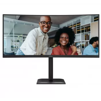 AOC CU34E4C Computer Monitor 86,4 cm (34 Zoll) 3440 x 1440 Pixel Schwarz