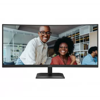 AOC CU34E4C Computer Monitor 86,4 cm (34 Zoll) 3440 x 1440 Pixel Schwarz