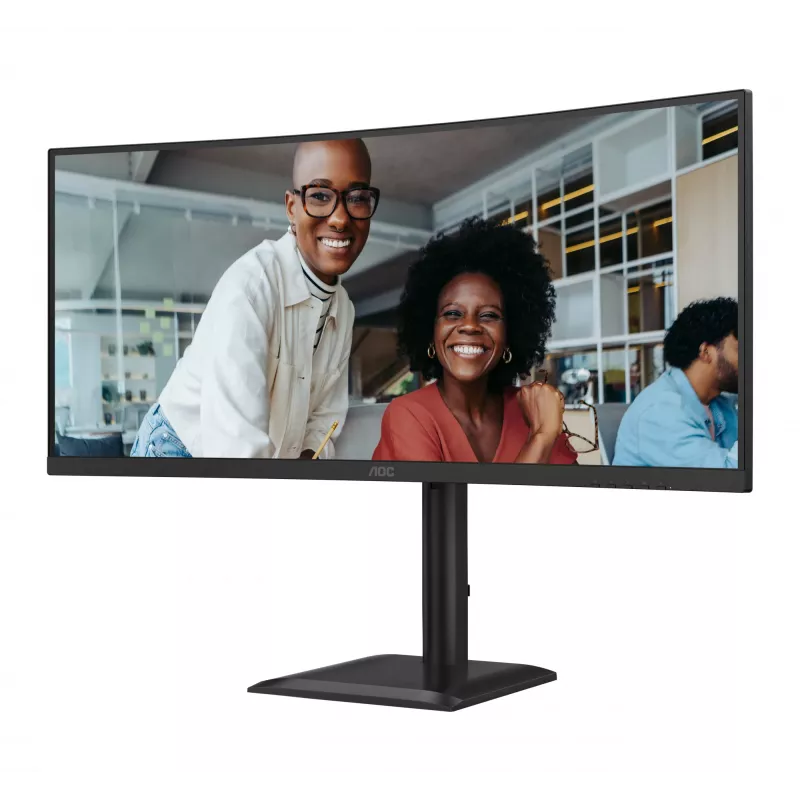 AOC CU34E4C Computer Monitor 86,4 cm (34 Zoll) 3440 x 1440 Pixel Schwarz