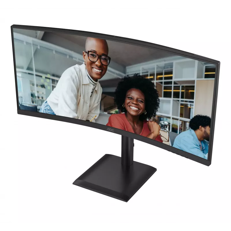 AOC CU34E4C Computer Monitor 86,4 cm (34 Zoll) 3440 x 1440 Pixel Schwarz