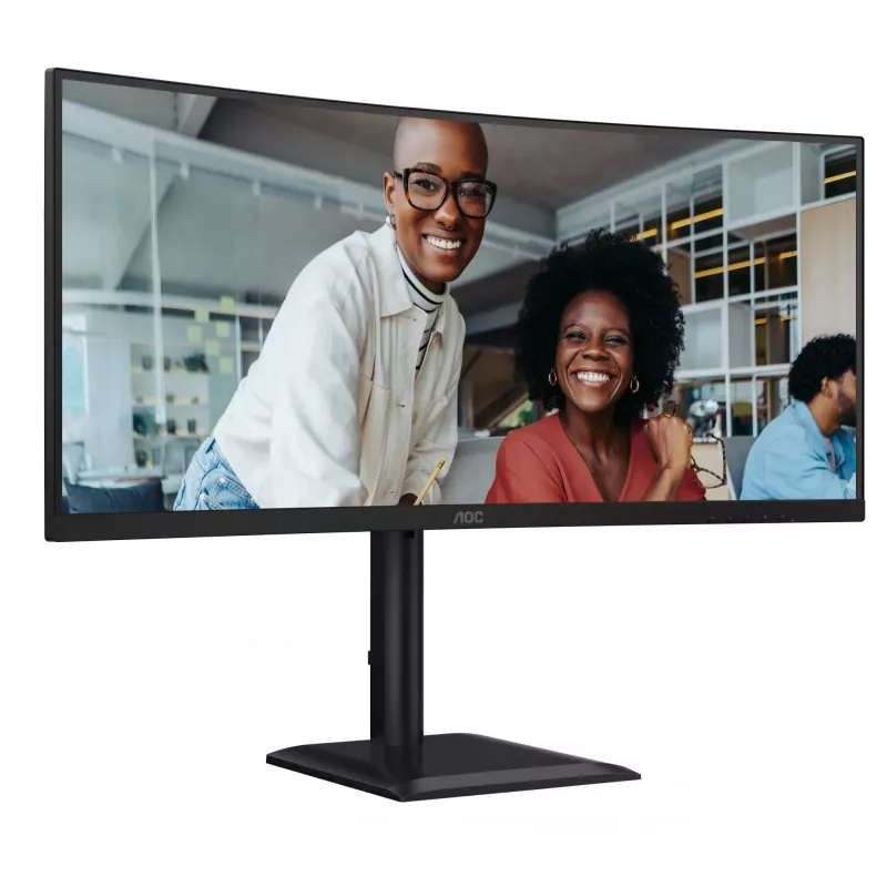AOC CU34E4C Computer Monitor 86,4 cm (34 Zoll) 3440 x 1440 Pixel Schwarz