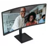 AOC CU34E4C Computer Monitor 86,4 cm (34 Zoll) 3440 x 1440 Pixel Schwarz