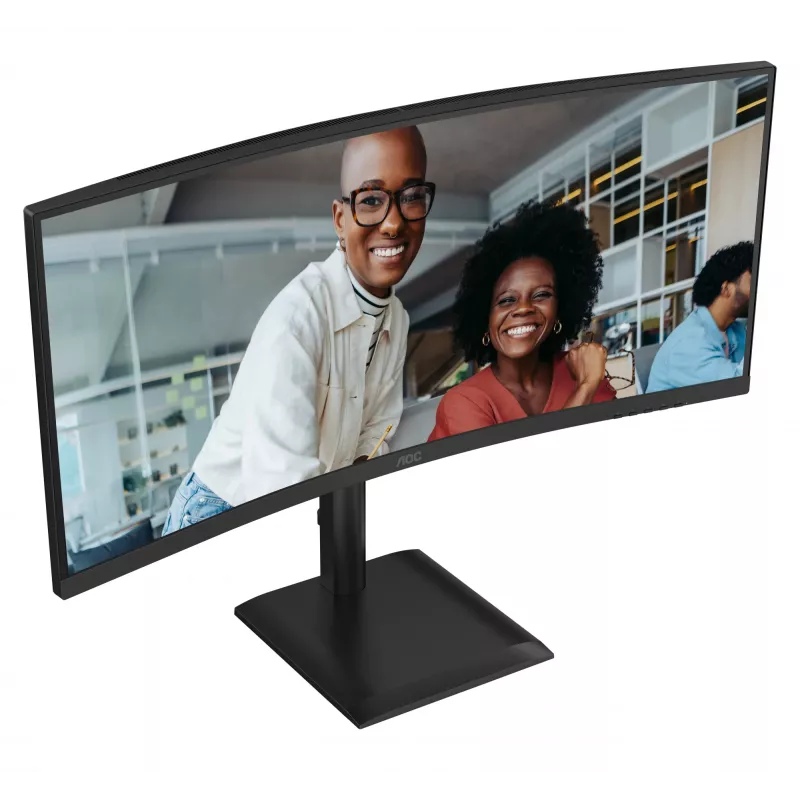 AOC CU34E4C Computer Monitor 86,4 cm (34 Zoll) 3440 x 1440 Pixel Schwarz