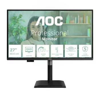 AOC Q27P4U Computer Monitor 68,6 cm (27 Zoll) 2560 x 1440 Pixel Wide Quad HD Schwarz