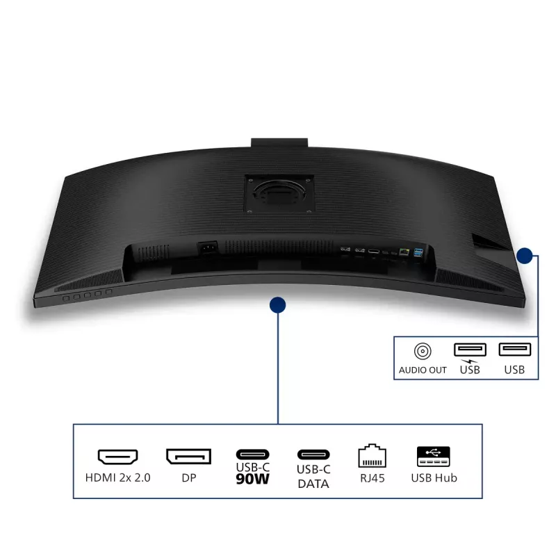 Philips 3000 series 34B2U3600CH/00 Computer Monitor 86,4 cm (34 Zoll) 3440 x 1440 Pixel Wide Quad HD LCD Schwarz