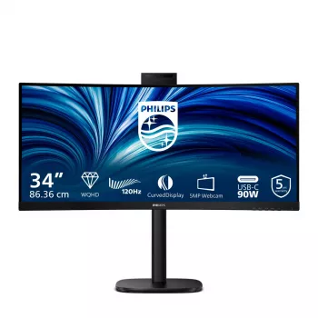 Philips 3000 series 34B2U3600CH/00 Computer Monitor 86,4 cm (34 Zoll) 3440 x 1440 Pixel Wide Quad HD LCD Schwarz