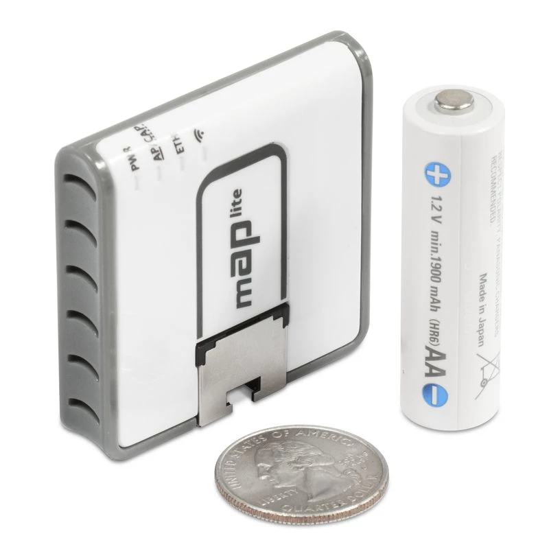 MIKROTIK Map Lite mit 650 MHz CPU, 64 MB RAM, 1x LAN, integriertem Dual