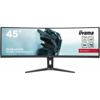 iiyama G-MASTER RED EAGLE CURVED Computer Monitor 113 cm (44,5 Zoll) 5120 x 1440 Pixel Dual QHD LED Schwarz