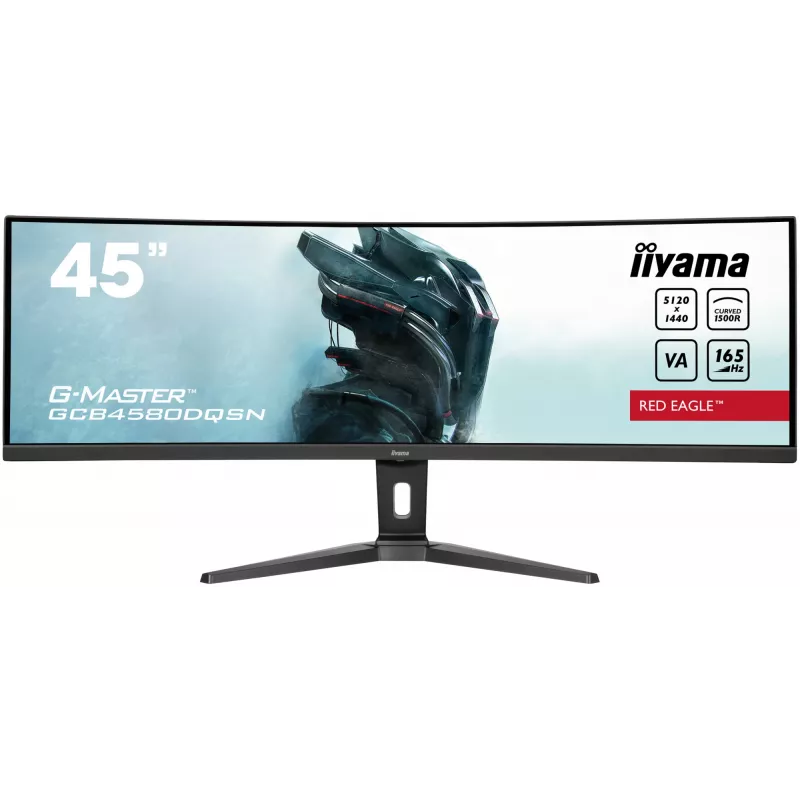 iiyama G-MASTER RED EAGLE CURVED Computer Monitor 113 cm (44,5 Zoll) 5120 x 1440 Pixel Dual QHD LED Schwarz