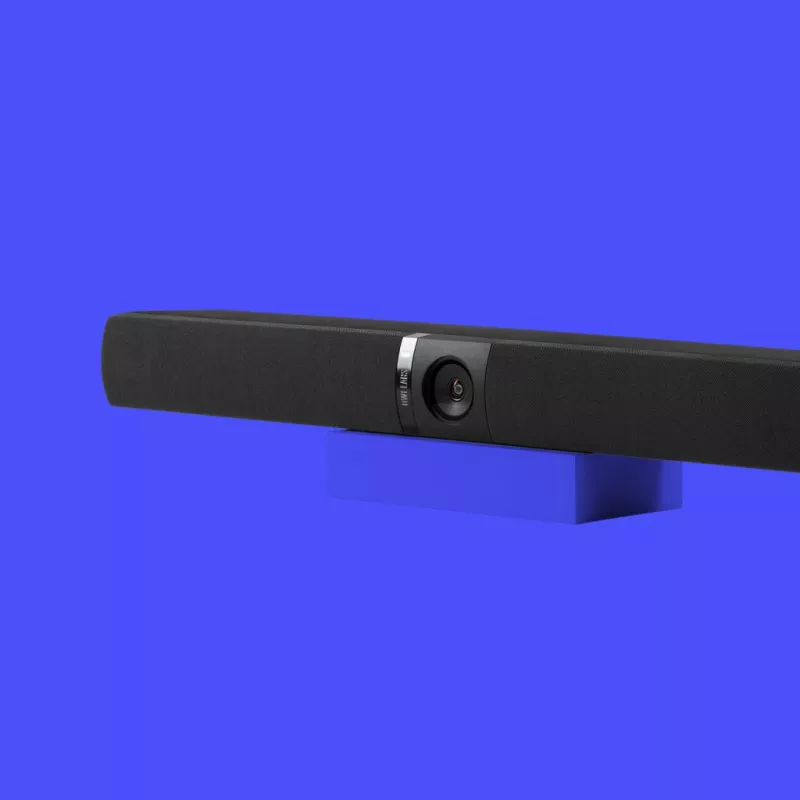 Owl Labs Owl Bar Videokonferenzgerät — 4K Videokonferenzleiste mit Active Speaker Focus (Ergänzen Sie mit Meeting Owl 3 oder Pro für 360-Grad-Abdeckung und automatische Kameraumschaltung)