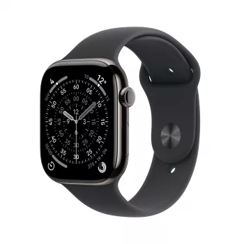 Smartwatch Apple Watch Series 11 GPS + Cellular 42mm Slate Titanium Case Black Sport Band M/L