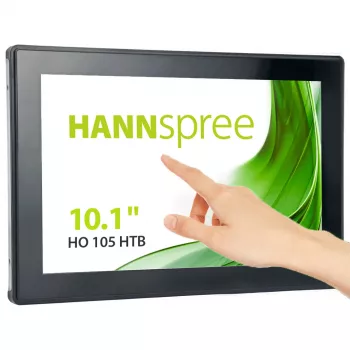 Hannspree Open Frame HO 105 HTB Digital Signage Flachbildschirm 25,6 cm (10,1 Zoll) LCD 350 cd/m² HD Schwarz Touchscreen