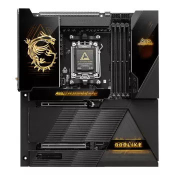 Motherboard MSI MEG X870E GODLIKE — X870E-Chipsatz, AM5-Sockel, ATX, DDR5-Unterstützung