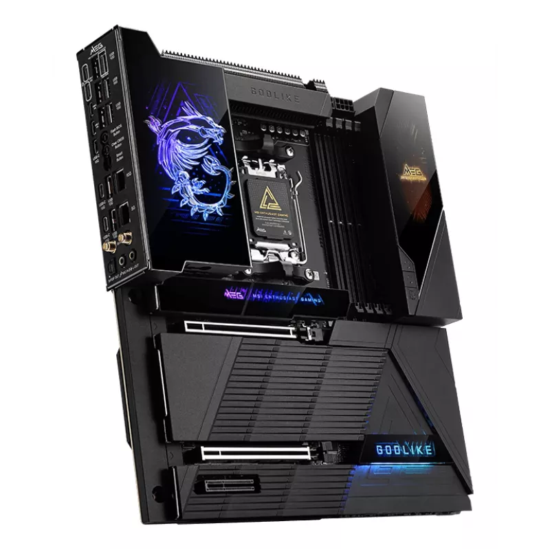 Motherboard MSI MEG X870E GODLIKE — X870E-Chipsatz, AM5-Sockel, ATX, DDR5-Unterstützung