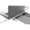 Dock/Hub Manhattan USB-C 10 Ports 4K 60Hz Power Delivery