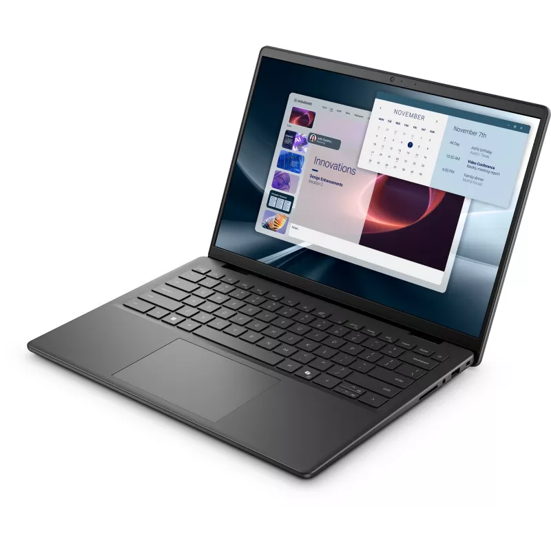 DELL Pro 14 Essential PV14255 AMD Ryzen™ 7 PRO 250 Laptop 35,6 cm (14 Zoll) Full HD+ 16 GB DDR5-SDRAM 512 GB SSD Wi-Fi 6 (802.11ax) Windows 11 Pro Deutsch Schwarz