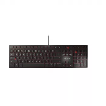 CHERRY KC 6000 schlank Tastatur Universal USB US English Schwarz