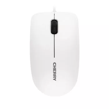CHERRY MC 1000 Kabelmaus, Hellgrau, USB, beidhändig, optisch, USB Typ-A, 1200 DPI, Grau