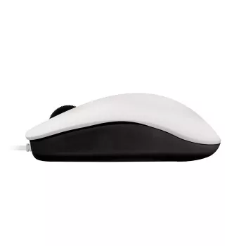 CHERRY MC 1000 Kabelmaus, Hellgrau, USB, beidhändig, optisch, USB Typ-A, 1200 DPI, Grau