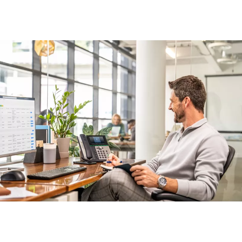 HP Poly Edge E550 IP-Telefon und PoE-fähig, IPS, 800 x 480 Pixel, 5:3, WPA2-Enterprise, EAP-TLS, HTTPS, ENERGY STAR, EAC, RoHS, Federal Communications Commission (FCC), CE