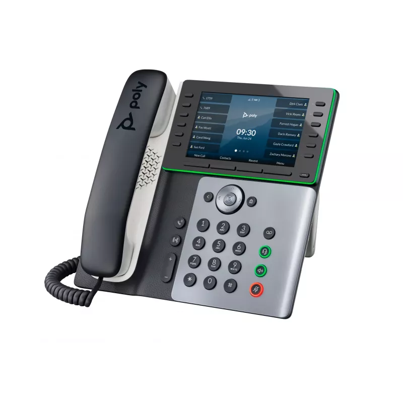 HP Poly Edge E550 IP-Telefon und PoE-fähig, IPS, 800 x 480 Pixel, 5:3, WPA2-Enterprise, EAP-TLS, HTTPS, ENERGY STAR, EAC, RoHS, Federal Communications Commission (FCC), CE