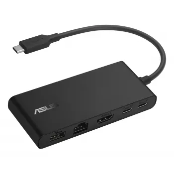 ASUS Dual 4K USB-C Dock DC201 Kabelgebunden USB 3.2 Gen 2 (3.1 Gen 2) Type-C Schwarz