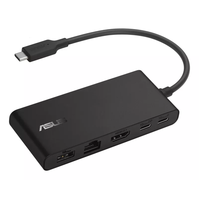 ASUS Dual 4K USB-C Dock DC201 Kabelgebunden USB 3.2 Gen 2 (3.1 Gen 2) Type-C Schwarz