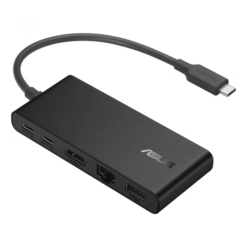 ASUS Dual 4K USB-C Dock DC201 Kabelgebunden USB 3.2 Gen 2 (3.1 Gen 2) Type-C Schwarz