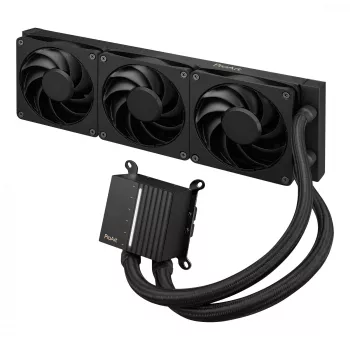 Flüssigkeitskühlsatz ASUS ProArt LC 360 Schwarz — 3x120 mm Lüfter 800–2200 U/min, Radiator 360 mm, Kupferboden, 40 cm Schläuche