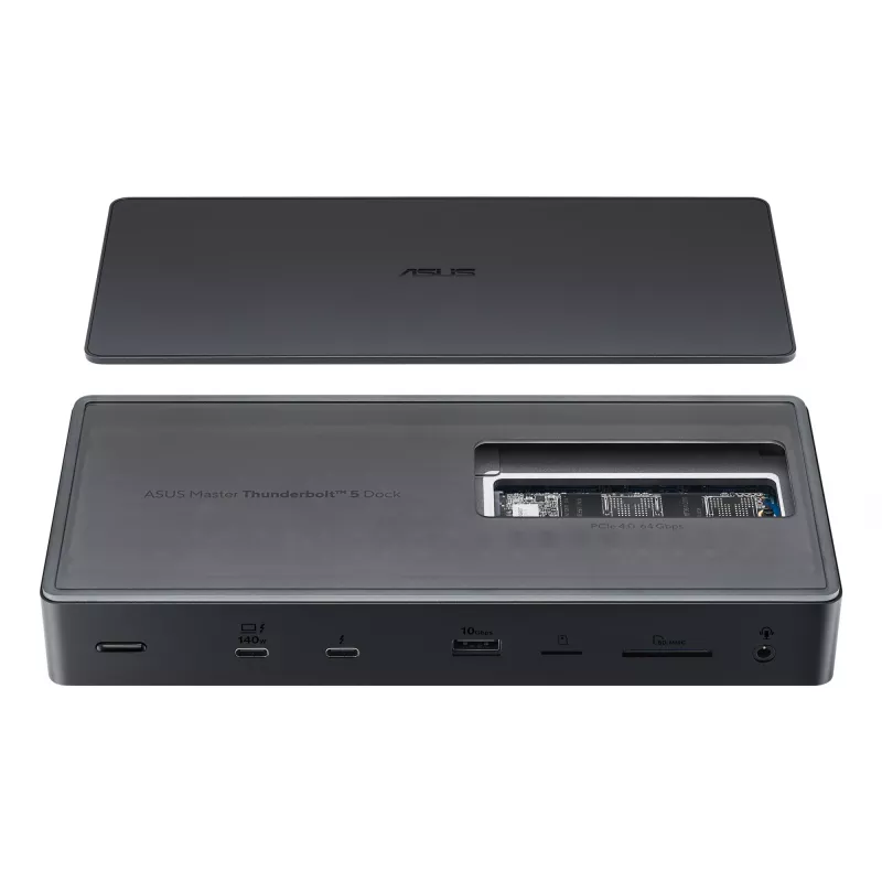 ASUS Master Thunderbolt 5 Dock DC510 Kabelgebunden Schwarz