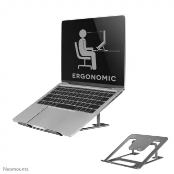 Neomounts NSLS085Grau Laptopständer 10-17 Zoll - zusammenklappbar - kompakt - universell