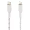 BELKIN Lightning-auf-USB-C-Kabel Geflecht 1m Weiß