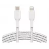 BELKIN Lightning-auf-USB-C-Kabel Geflecht 1m Weiß