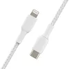 BELKIN Lightning-auf-USB-C-Kabel Geflecht 1m Weiß