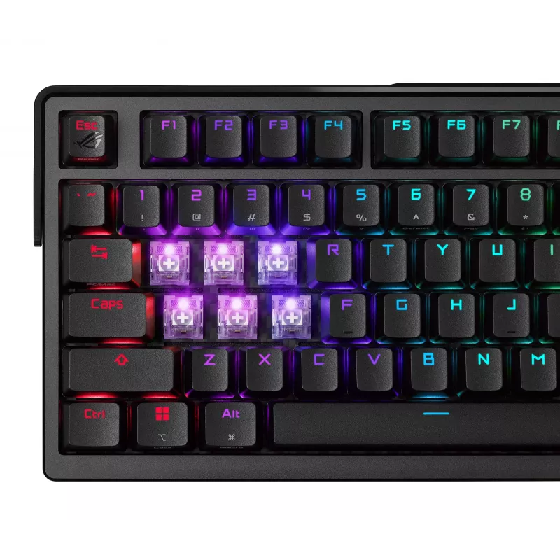 ASUS ROG Azoth Extreme Tastatur Gaming USB + RF Wireless + Bluetooth QWERTZ Schwarz