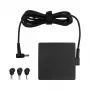 Netzteil ASUS U90W-01 (ADP-90LE B) 90W, 100–240V Eingang, passive Kühlung, 75×75 mm, 0,16 m Kabel, schwarz
