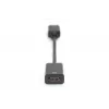 DIGITUS DP - HDMI Kabel 20 cm schwarz DP - HDMI Typ A M/F HDMI 2.0