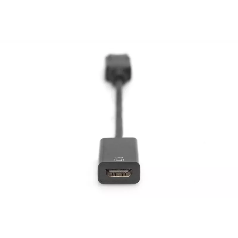 DIGITUS DP - HDMI Kabel 20 cm schwarz DP - HDMI Typ A M/F HDMI 2.0